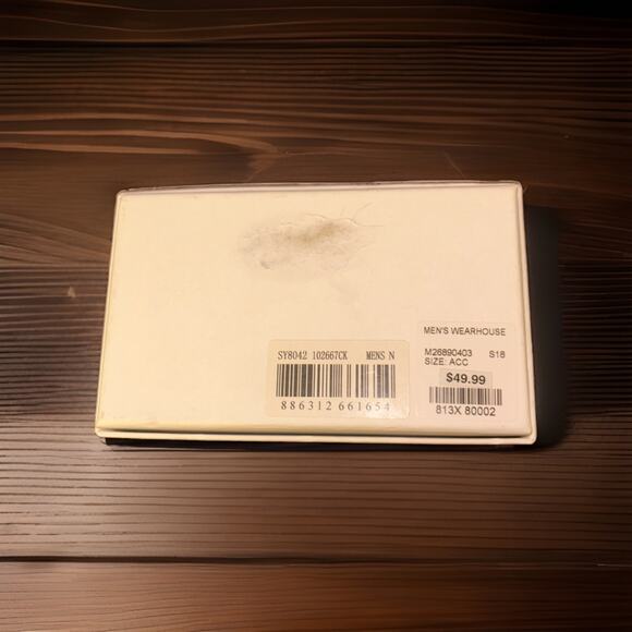 Calvin Klein Men's Formal Casual Adjustable Tuxedo Self Neck BowTie ClipOn Read - Picture 2 of 4